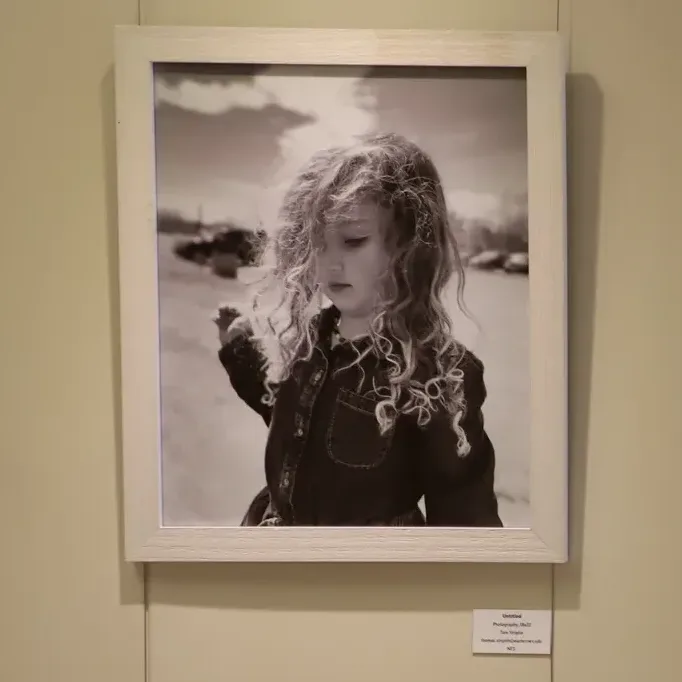 Untitled I by Dr. Thomas Striplin (left), honorable Mention winner.