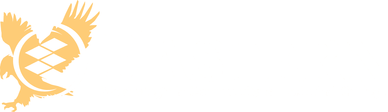 Eastern Horizontal Logo Reversed - Yellow Eagle-01