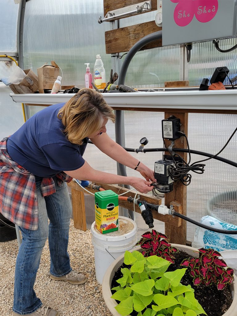 Portrait of a woman.