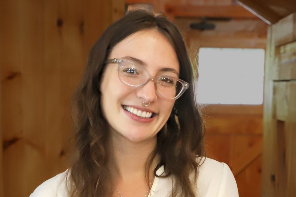 A portrait of a woman.