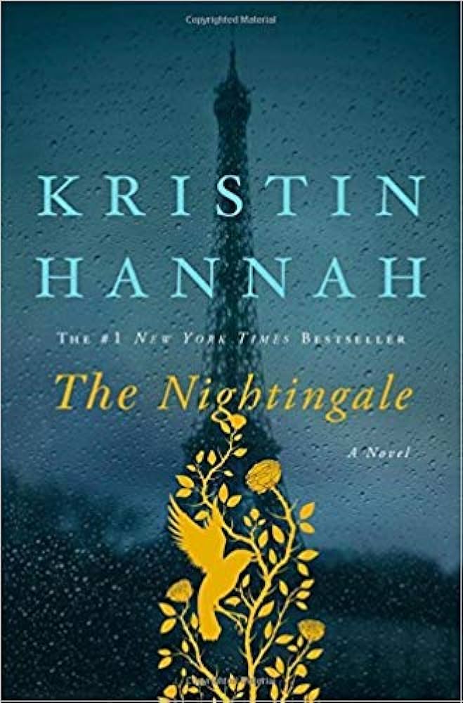 Book cover for Kristin Hannah's, "The Nightingale."